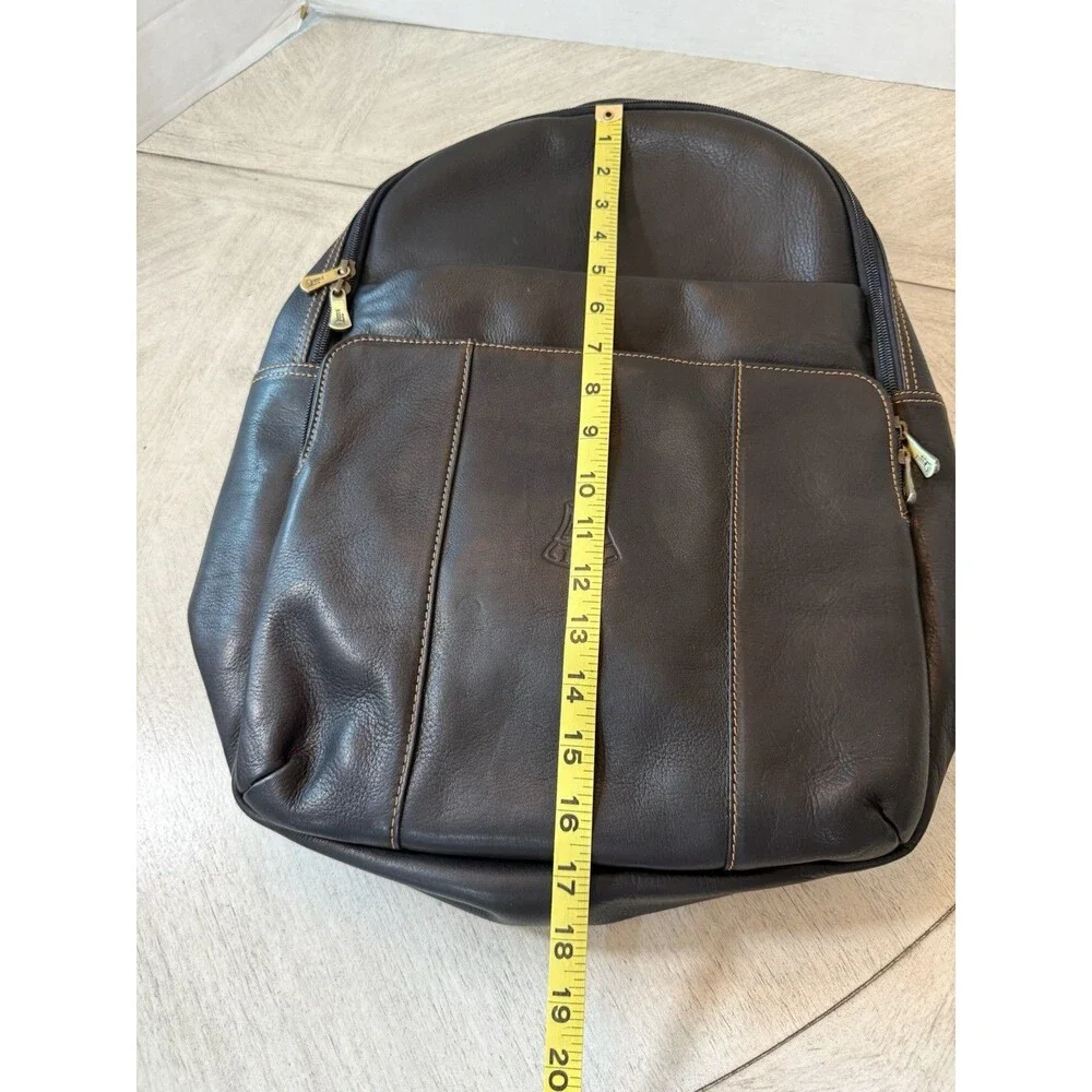 Links And Kings Crown Backpack Crown Black‎ Leather Collection New With Tags
